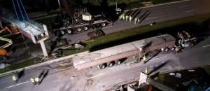 Aerial view of jobsite