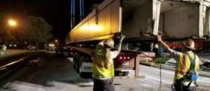 Workers loading a truck