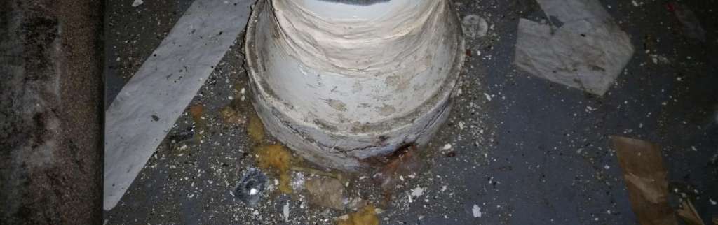 Asbestos particles