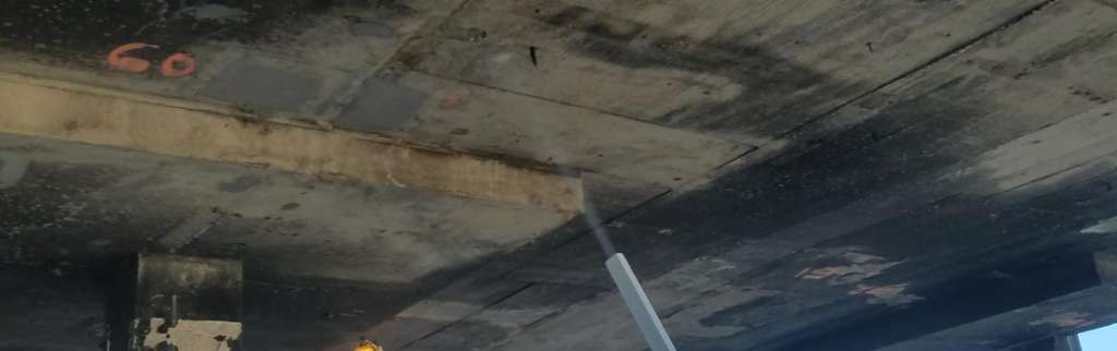 Blasting a ceiling