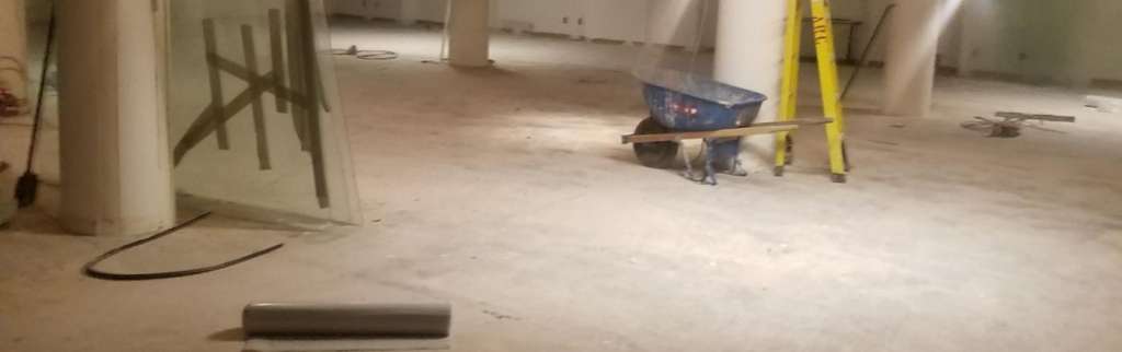 Cleaned out building