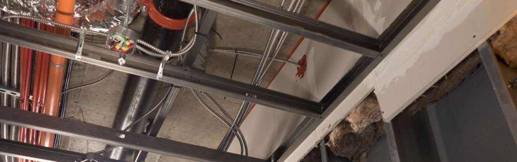 Wiring in ceiling